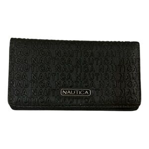 Nautica Embossed Black Clutch